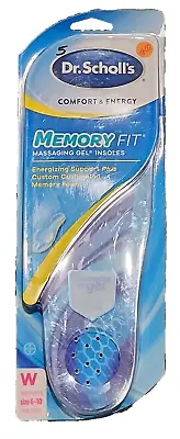 Dr Scholl's Memory Fit Massaging Insoles Women’s Sizes 6-10 1 Pair • $10.99