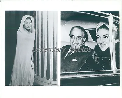 Opera Singer Maria Callas In Two Images Original News Service Photo • $14.99