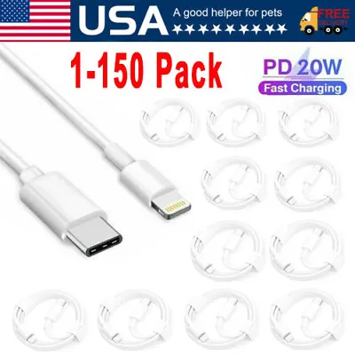 Fast Charger USB C Charging Cable For IPhone 14 13 12 11 Pro Max XR 8 IPad Lot • $6.99