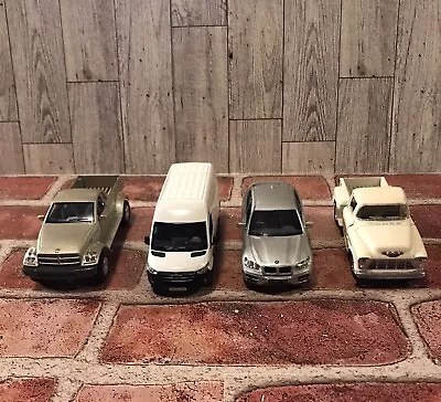 Kinsmart Diecast Cars Trucks SUB And Van Lot Of 4  Sprinter Chevy BMW Ram. • $28.96