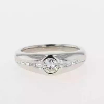 Diamond Design Ring Platinum Ring Melee Dia Ring Pt900 Diamond Women • $1032.97