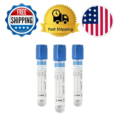 $248.99 • Buy Vacuum Blood Collection Sodium Citrate 3.2% Light Blue 13x75mm 2.7ml 1000 Tube