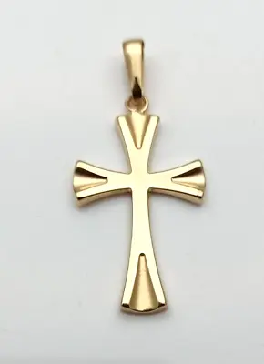 Cross Yellow Gold 18 CT 750 Boxed Satin And Glossy • £172.81