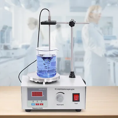 2000ml Magnetic Stirrer & Heating Plate Digital Hotplate Mixer Stir Bar Machine • $60