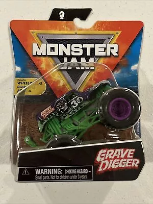 Spin Master Monster Jam GRAVE DIGGER 30th Anniversary W/Wheelie Bar • $24.99