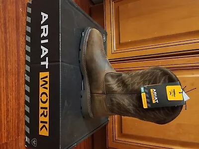 Ariat Men's Groundbreaker Western Work Boot - Steel Toe - 10021108 • $160