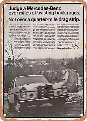 METAL SIGN - 1970 Mercedes 280 SE Vintage Ad • $18.66