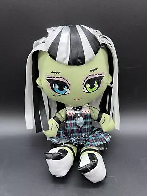 Mattel Monster High Doll 11  Frankie Stein Stuffed Plush Rag Ribbon Hair • $14.39