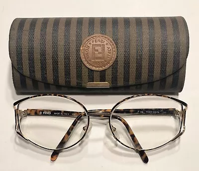 Vintage Fendi Glasses Frames Womens F19 Tiger Swirl 130 • $120