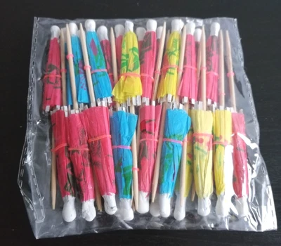 £1.50 • Buy Paper Cocktail Umbrellas - Assorted (Set Of 29)