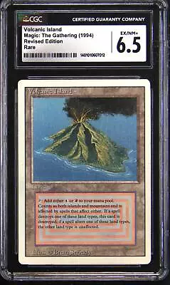 1994 Unlimited Volcanic Island Rare MTG CGC 6.5 • $317