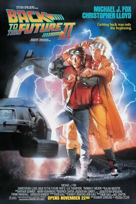 Back To The Future II - Movie Poster (Regular - Bttf Part 2) (Size 24  X 36 ) • $12.99