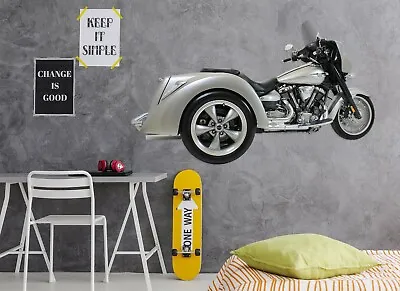 3D Victory Motorcycle P29 Car Wallpaper Mural Poster Transport Wall Stickers Zoe • $53.75