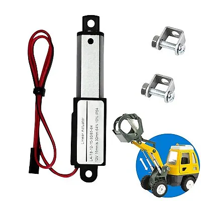 Electric Micro Linear Actuator 12V 0.4 -4‘’ Stroke 1.5-42.3lb Fast Speed 6‘’/s  • $19.99