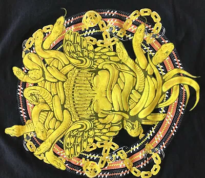  Crooks & Castles Medusa T-Shirt Black Size Medium • $14.37