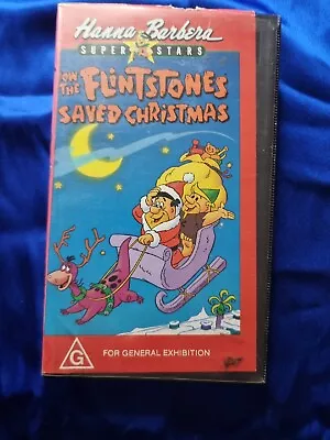 How The Flintstones Saved Christmas VHS VIDEO TAPE (Hanna Barbera Kids Cartoon) • $8
