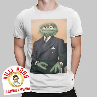 Oscar The Grouch T-Shirt Muppet Retro Portrait Suite Green Cool 70s 80s Gift  2 • £6.99