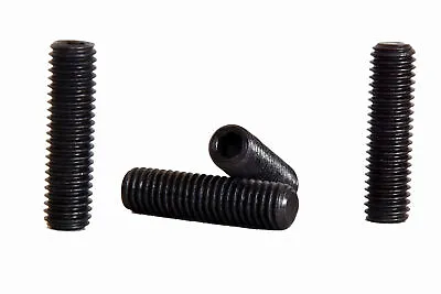 M4 M5 M6 M8 M10 Socket Cup Point Grub Screws Hex Allen Set Screws 14.9 Black • £1.62