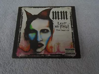 Marilyn Manson -  Lest We Forget -  The Best Of -  CD Digipak • $5.04