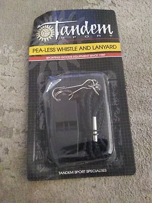 Tandem Sport Pea-less Whistle And Lanyard • $3.99