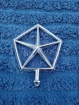 Vintage Metal  Dodge Chrysler Plymouth  MOPAR Pentastar Hood Ornament  • $12.73