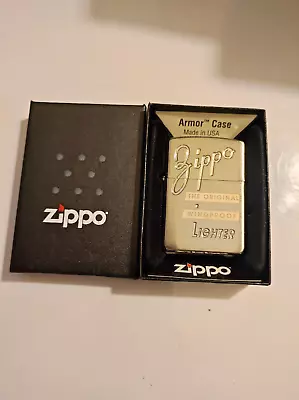 Zippo 184376 Armor Lighter Case - No Inside Guts Insert • $84.70