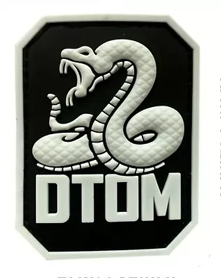 Mil-Spec Monkey Don’t Tread On Me DTOM Military Morale Patch PVC Gadsden GLOWS • $14.99