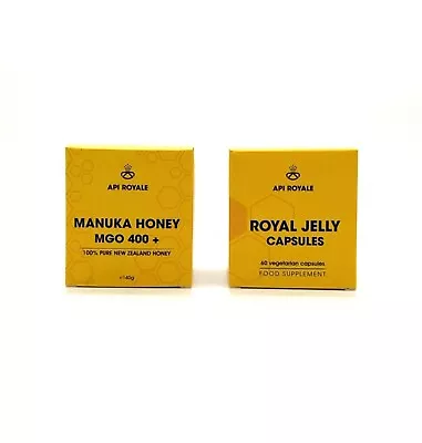 Royal Jelly Capsules + Manuka Honey Mgo400  - Api Royale • £38.50