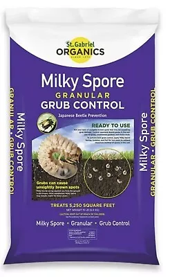 St. Gabriel Organics 80015-4 Milky Spore Japanese Beetle Lawn Grub Killer 15lb • $63.99