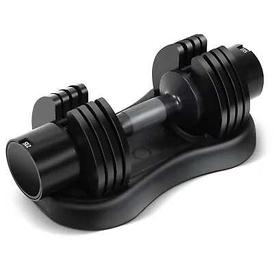 $116.90 • Buy 12.5kg 5-in-1 Adjustable Dumbbell One-hand Quick Adjustment For Gym Home Office