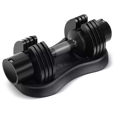 12.5kg 5-in-1 Adjustable Dumbbell One-hand Quick Adjustment For Gym Home Office • $95.90