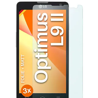 3x Screen Matte For LG D605 Optimus L9 II Screen Protector 4H Thin Anti Reflex • £9.80