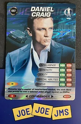 £4.99 • Buy James Bond 007 Spy Cards - COMMANDER - Daniel Craig Subscriber Exclusive Foil 