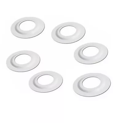 £4.61 • Buy 6 X White Lamp Shade Adapter Reducer Ring Made From Plate Washer