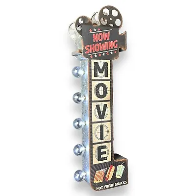 Movie Now Showing 26  Double Sided Marquee LED Sign Vintage Retro Design • $65