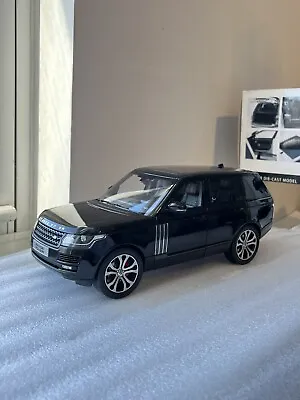 1:18 LCD Land Rover Range Rover Black Diecast Model Car • $190