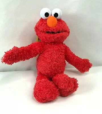 Sesame Street Elmo Doll Red Backpack 14  Stuffed Animal Plush Toddler • $16.95
