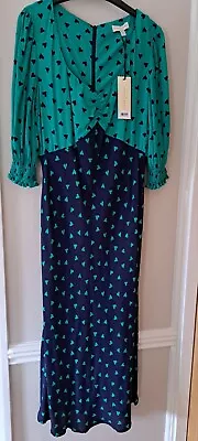 Love&Roses Heart Print Midi Dress BNWT Size 14 RRp £48.00 Grab A Bargain. • £12