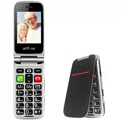 ARTFONE CF241A Big Button Mobile Phone For  The  Elderly  Dual Sim 2G • £21.99