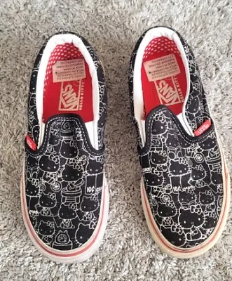 Hello Kitty VANS Shoes Kids RARE SAMPLES Size 13 • $30