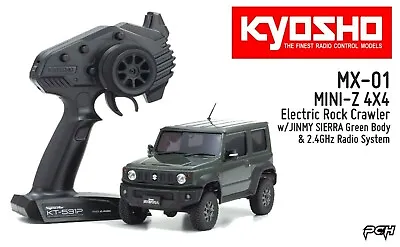 KYOSHO MX-01 MINI-Z 4x4 Rock Crawler ReadySet W/JIMNY SIERRA Body KYO32523GR • $119.99