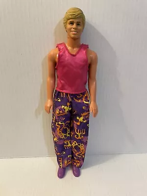 1992 Barbie Ken My First Fashions Pink Tank Top Purple Print 90s Pants 2944 +Ken • $9.99