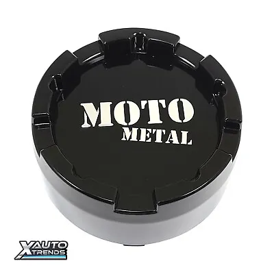 Moto Metal MO983 Wheel Center Cap Snap In 8 Lug Gloss Black MO983CAPB3-GB • $22