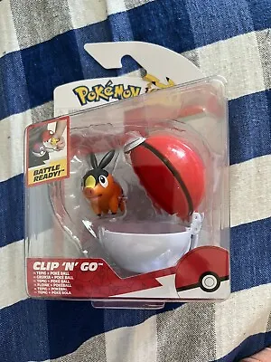 Pokémon Clip N Go Figure  Tepig +  Poke Ball Wicked Cool Toys Articulated New • $24.90