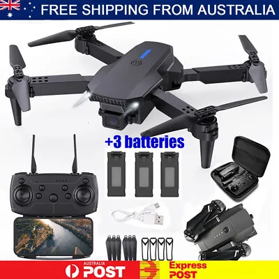 Mini Foldable FPV Drone With 4K HD Dual Camera Selfie RC Quadcopter Drone AU NEW • $41.90