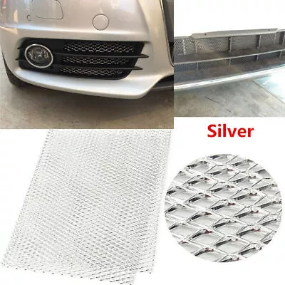 40 X13  Silver Aluminium Car SUV Racing Grille Mesh Vent Universal 3mm* 6mm Mesh • $43.10