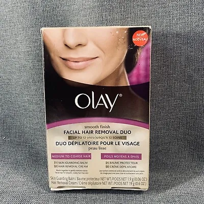 Olay Smooth Finish Facial Hair Removal Duo Medium To Coarse Hair Sealed RARE • $139.99