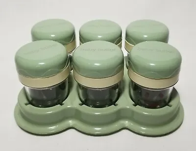 Magic Baby Bullet Organic Food Storage Set Cups With Date-Dial Lids • $14