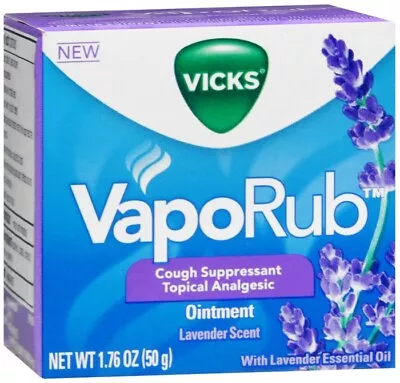 Vicks VapoRub Jar Ointment Lavender Scent 50G • $12.59