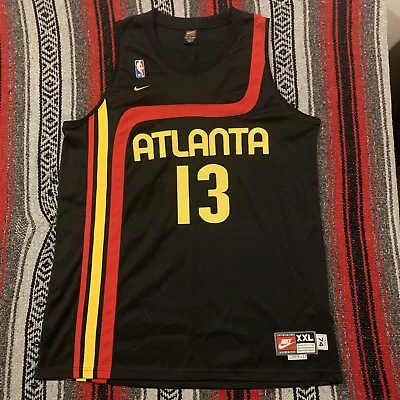 VTG Atlanta Hawks Glenn Robinson 13 Nike Basketball Jersey Authentic 2XL XXL • $45